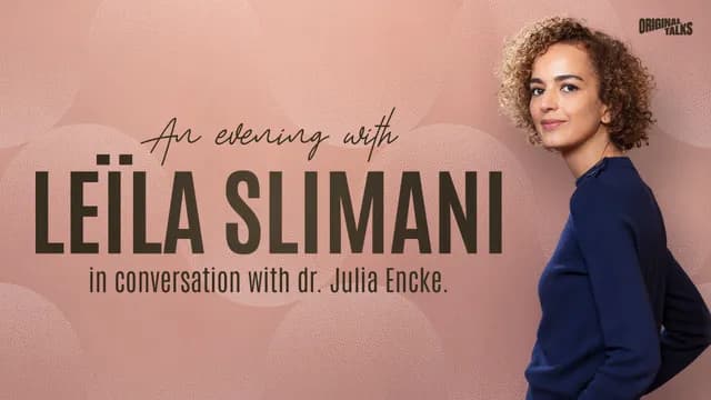 An evening with Leila Slimani